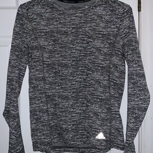 Grey adidas long sleeve shirt